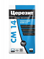 Клей плиточный Церезит (Ceresit) CM 14, 5кг