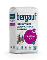 Штукатурка декоративная Bergauf Crystal "камешковая" фр.2мм ЗИМА, 25кг