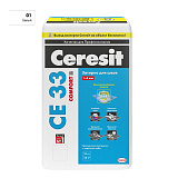 Затирка для узких швов (1-6мм) Ceresit CE 33 белая №01, 25 кг